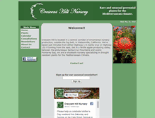 Tablet Screenshot of crescenthillnursery.com